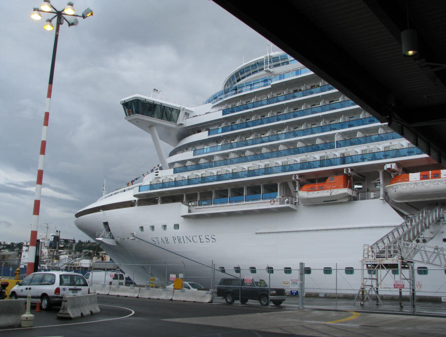 Picture of the Star Princess in Seattle - Pier 91